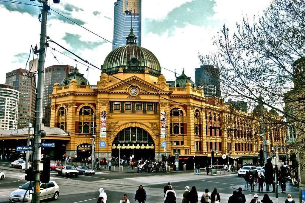 A Chic & Comfy 2Br Apt Near Federation Square Melbourne Eksteriør billede