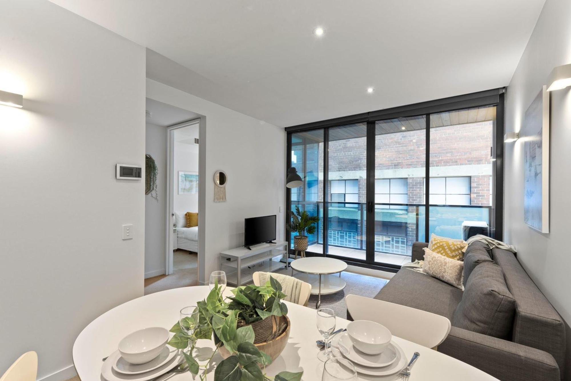 A Chic & Comfy 2Br Apt Near Federation Square Melbourne Eksteriør billede